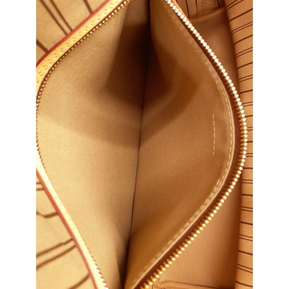 Louis Vuitton Monogram Leather Brown Neverfull Tote Bag - Picture 7 of 8